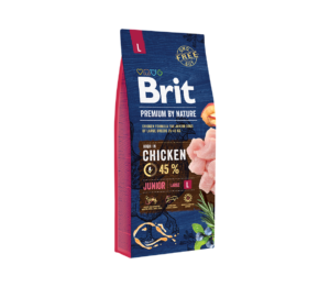 Brit Premium By Nature Junior L s.m. šunims 3 kg