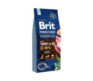 Brit Premium By Nature Light s.m. šunims 15 kg