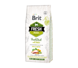 Brit Fresh Duck with Millet Active Run&Work s.m. šunims 12 kg