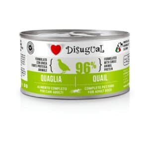 DISUGUAL MonoProtein konservas šunims su putpelėm 150g (12)