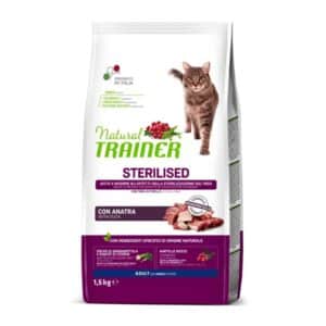 NATURAL TRAINER Cat adult Sterilised su antiena 1.5kg