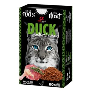 ALPHA SPIRIT NATURAL CAT skanėstai katėms su antiena 80g