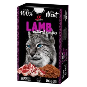 ALPHA SPIRIT NATURAL CAT skanėstai katėms su ėriena 80g