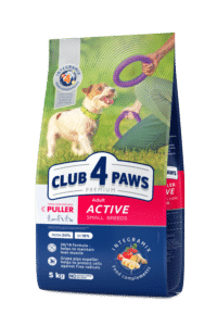 CLUB 4 PAWS Premium visavertis sausas maistas suaugusiems activiems mažų veislių šunims Active, 5 kg