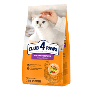 CLUB 4 PAWS Premium visavertis sausas maistas suaugusioms katėms šlapimo sistemos sveikatos palaikymui "Urinary health", 2 kg