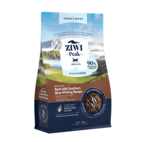 Ziwi Peak Steam&Dried Cat Beef with Southern Blue Whiting sausas maistas katėms 800 g
