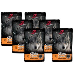 ALPHA SPIRIT WET putėsiai šunims su kalakutiena 85g 6vnt (24)