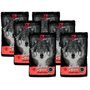 ALPHA SPIRIT WET putėsiai šunims su lašiša 85g 6vnt (24)