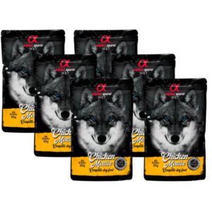 ALPHA SPIRIT WET putėsiai šunims su vištiena 85g 6vnt (24)