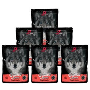 ALPHA SPIRIT WET putėsiai šunims su lašiša 300g 6vnt (12)