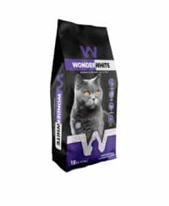 BENTONITINIS SUŠOKANTIS KAČIŲ KRAIKAS "Wonder White Levander" 18L / 15,3Kg., (0,5mm-2,00mm). 100% NATŪRALUS KRAIKAS