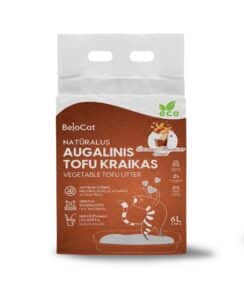 KAČIŲ KRAIKAS "Belocat" TOFU-6L/2,5Kg., (Karamel Machiato ) 100% NATŪRALUS KRAIKAS - 8vnt. x 6L.