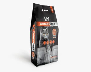 BENTONITINIS SUŠOKANTIS KAČIŲ KRAIKAS "Wonder Grey Sodium Grey" 11,8L / 10Kg., (0,5mm-2,00mm). 100% NATŪRALUS KRAIKAS