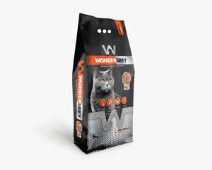 BENTONITINIS SUŠOKANTIS KAČIŲ KRAIKAS "Wonder Grey Sodium Grey" 5,9L / 5Kg., (0,5mm-2,00mm). 100% NATŪRALUS KRAIKAS