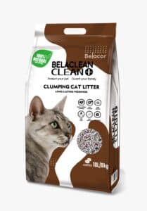 BENTONITINIS SUŠOKANTIS KAČIŲ KRAIKAS "BeloCLEAN"  kavos kvapo10L / 8Kg.,100% NATŪRALUS KRAIKAS