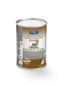 DR. CLAUDER'S SENSIBLE drėgnas maistas suaugusiems alergiškiems šunims su arkliena 400g