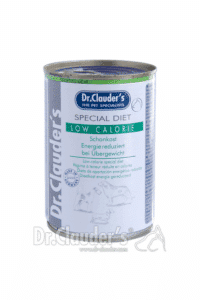 DR. CLAUDER'S Special Diet Low Calorie specializuotas drėgnas maistas viršsvorio turintiems šunims 400g
