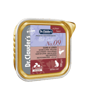 DR. CLAUDER'S drėgnas maistas katėms su žąsiena ir kepenimis padaže