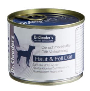 DR. CLAUDER'S FSD FUR&SKIN, specializuoti konservai odos problemų turintiems šunims, 200g