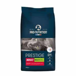 PRO-NUTRITION ADULT MULTI, visavertis super premium sausas maistas su vištiena ir daržovėmis katėms 10kg