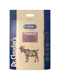 Dr.Clauder's Trainee Snack Goat skanėstas gabaliukais su ožkiena šunims ir katėms 80 g