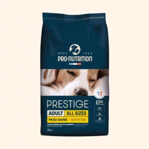 Pro-Nutrition Prestige adult all sizes healthy skin sausas maistas suaugusiems visų veislių šunims 3 kg