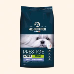 Pro-Nutrition Prestige Light Mini sausas maistas suaugusiems sterilizuotiems mažų veislių šunims 3 kg