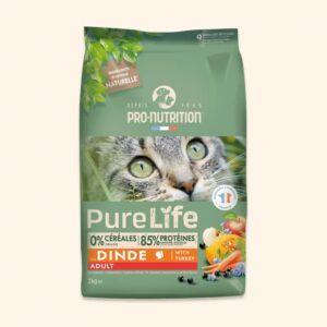 PRO-NUTRITION Pure Life Adult cat turkey sausas maistas suaugusioms katėms su kalakutiena 2 kg