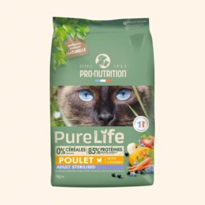 PRO-NUTRITION Pure Life Sterilised chicken sausas maistas sterilizuotoms katėms su vištiena2 kg