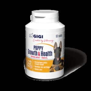 GIGI PUPPY Growth &Support. Papildas šuniukams ir kačiukams sveikam augimui 90tab.