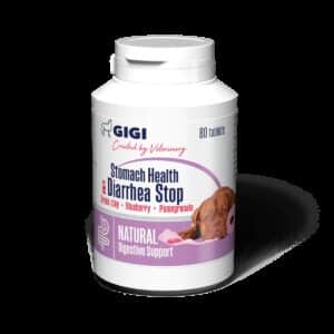 GIGI Stomach Support and Diarrhea Stop FOR LARGE DOGS  Papildas didelių veislių šunims nuo viduriavimo 30 tab.