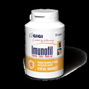 GIGI Imunofil  papildai šunims ir katėms imunitetui 30 tab.