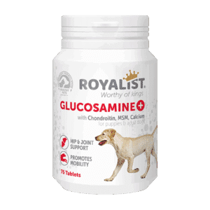 Royalist Glucosamine Puppy and Dog papildas su gliukozaminu mažiems ir suaugusiems šunims 75 tab.