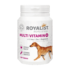 Royalist Multi Vitamin Puppy and Dog multivitaminai jauniems ir suaugusiems šunims 150 tab.