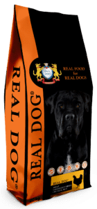 Real Dog Adult Large-Giant Breeds su vištiena ir ryžiais, 20 kg