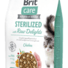 Brit Care Cat Sterilized with Raw Delights sausas pašaras katėms