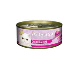 Aatas Cat Creamy konservuotas pašaras katėms Chicken&Crab 24 x