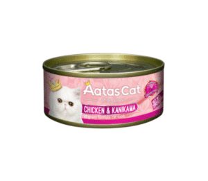 Aatas Cat Creamy konservuotas pašaras katėms Chicken&Kanikama 24 x