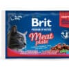 Brit Premium by Nature Cat konservų katėms rinkinys Meat Plate 400g (4x100g)