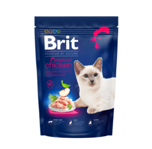 Brit Premium by Nature Cat Sterilized sausas pašaras katėms