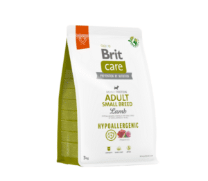 Brit Care Hypoallergenic Adult Small Breed Lamb&Rice sausas pašaras šunims su ėriena ir ryžiais