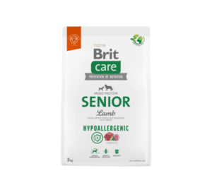 Brit Care Hypoallergenic Senior Lamb&Rice sausas pašaras šunims su ėriena ir ryžiais
