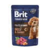 Brit Premium by Nature konservuotas pašaras šunims maiš. Beef&Carrot in Gravy