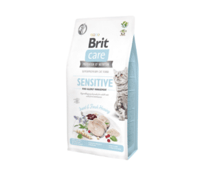 Brit Care Cat GF Insect&Fresh Herring sausas pašaras katėms