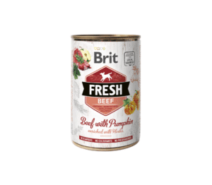 Brit Fresh konservuotas pašaras šunims Beef&Pumpkin
