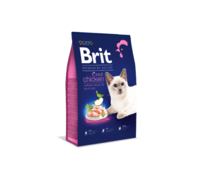 Brit Premium by Nature Cat Adult Chicken sausas pašaras katėms