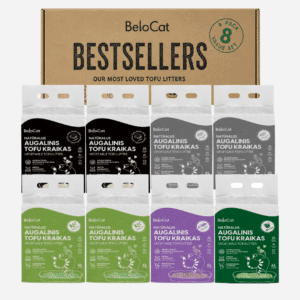 BeloCat TOFU „Bestsellerių rinkinys“ – 8 vnt. x 6 L