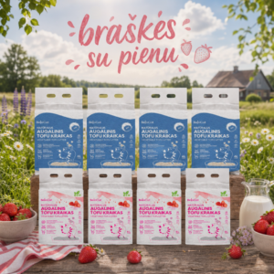 BeloCat TOFU Braškės su pienu rinkinys – 4 vnt. x 6 L – 2