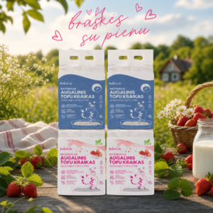 BeloCat TOFU Braškės su pienu rinkinys – 8 vnt. x 6 L – 2