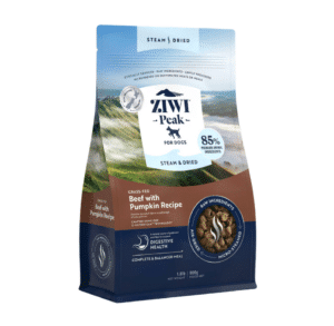 Ziwi Peak Steam&Dried Dog Beef with Pumpkin sausas pašaras šunims